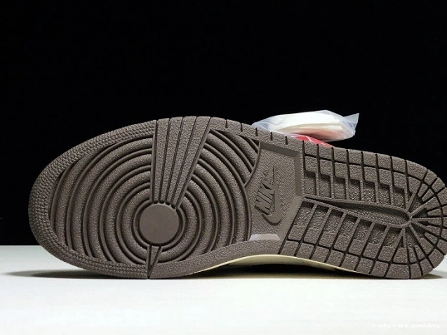 Rep Husky Travis 'Mocha' Air 1 Retro 100 Jordan x High - CD4487 Scott OG 0818
